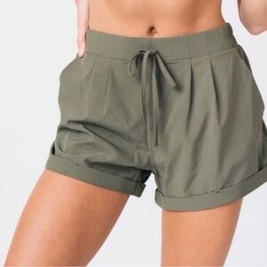 ZYIA Olive Green Women's Cargo Shorts